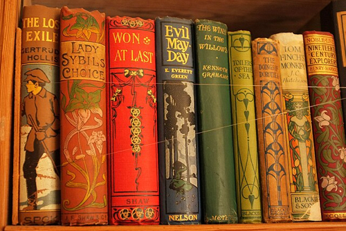 Library books